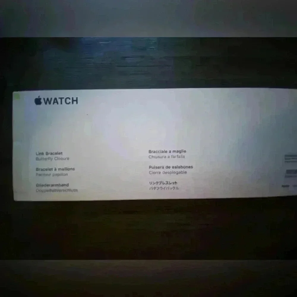 Space black link bracelet Apple 38mm demo box